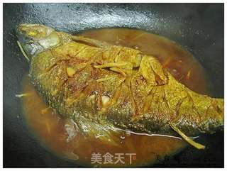 红烧鳊鱼的做法步骤:6