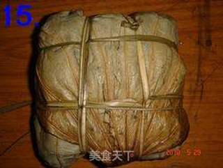 裹蒸粽的做法步骤:25