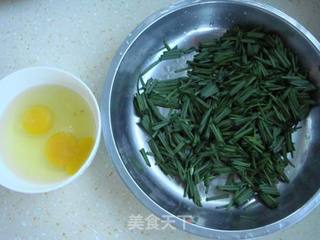 韭菜鸡蛋炒猫耳朵的做法步骤:8