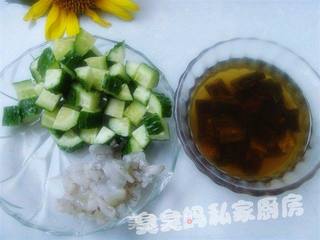 京味酱瓜虾的做法步骤:3