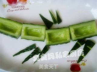 京味酱瓜虾的做法步骤:4