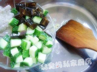 京味酱瓜虾的做法步骤:6