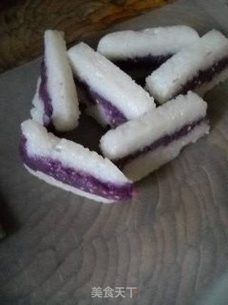 芝麻紫薯凉糕的做法步骤:10