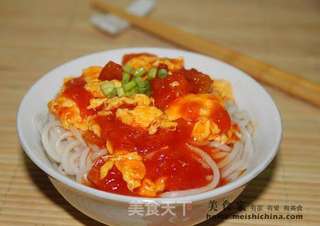 西红柿鸡蛋面的做法步骤：9