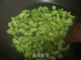 蚝油杂蔬炒饭的做法步骤：3