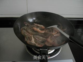 盐油爆海虾的做法步骤:5
