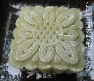 抹茶双色冰皮月饼的做法步骤:22