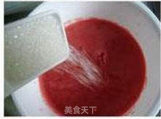 西瓜雪糕的做法步骤:3