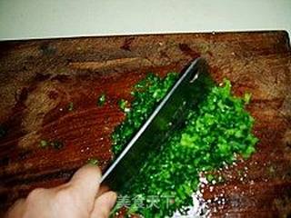 香菇青菜素锅贴的做法步骤:2