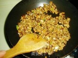 香菇青菜素锅贴的做法步骤:3