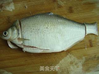 孔雀开屏武昌鱼的做法步骤:3