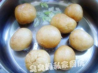 油面筋塞肉的做法步骤:5