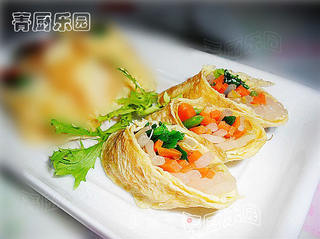 #中秋佳节营养美食——三丝蛋卷的做法图解18