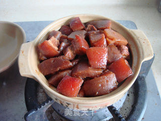 柚香腩肉煲的做法步骤:16
