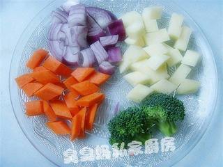 咖喱猪扒饭的做法步骤:4
