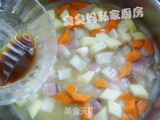 咖喱猪扒饭的做法步骤:7