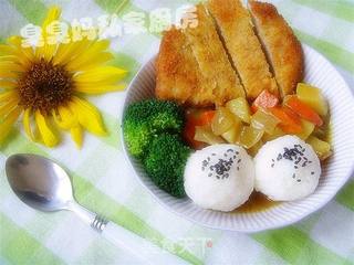 咖喱猪扒饭的做法步骤:11