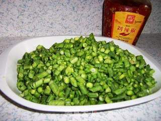 超级下饭菜---剁椒豇豆碎的做法步骤：2