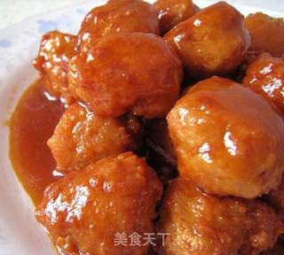 南煎丸子的做法步骤:15