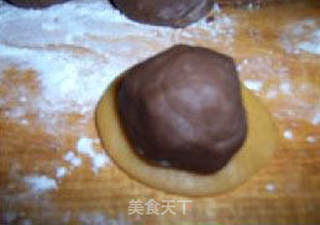 广式可可杏仁月饼的做法步骤:17