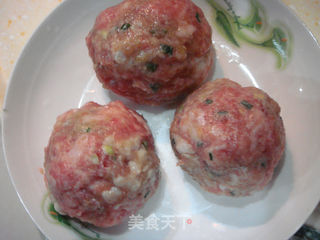 清炖夹心狮子头的做法步骤:7