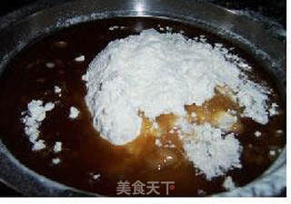 超豪华五仁提浆月饼的做法步骤:6