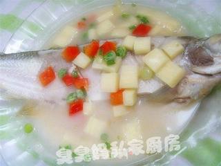 白汁鳜鱼的做法步骤:9