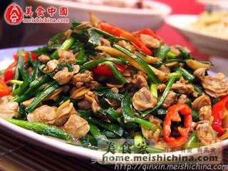 炒蚬肉的做法步骤:7