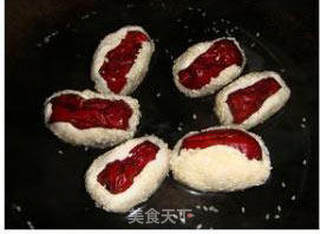 芝麻糯米枣的做法步骤:7