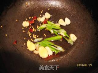 茄子啤酒炖鲅鱼的做法步骤:6