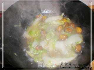 上汤栗子白菜的做法步骤:5
