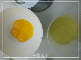 电饭锅版戚风椰蓉蛋糕(超详细)的做法步骤:2