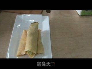 超薄蛋饼卷的做法步骤:7
