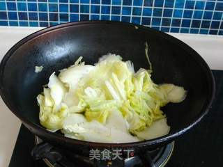 大虾烧白菜的做法步骤:6