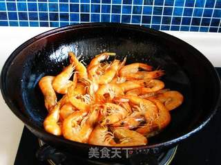大虾烧白菜的做法步骤:8