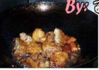 红烧油条酿肉的做法步骤:8