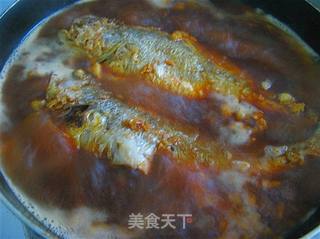 红烧黄花鱼的做法步骤:9