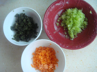 豆腐雕鱼彩蔬盅的做法步骤:8