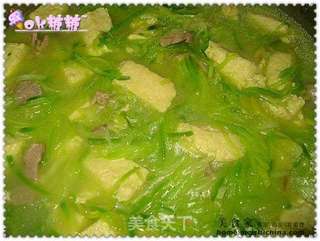 青萝卜炖冻豆腐的做法步骤:7