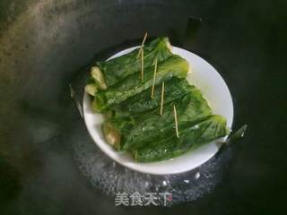 青叶卷虾棒(清香鲜甜)的做法步骤:10