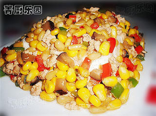 中秋佳节营养美食——松仁香菇酱扒豆的做法步骤:19