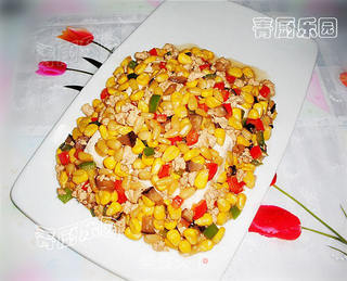 中秋佳节营养美食——松仁香菇酱扒豆的做法步骤:21