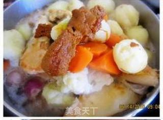 杂菜咖喱三文鱼头的做法步骤:6