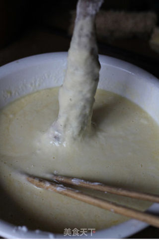 新鲜滋味----面糊炸狗杠鱼的做法步骤:7