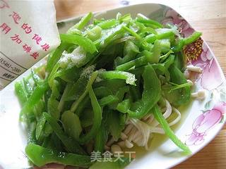 白灼金针菇的做法步骤：8