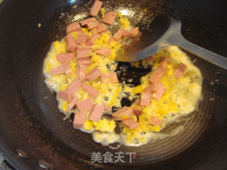 咸蛋黄叉烧豆腐羹的做法步骤:7