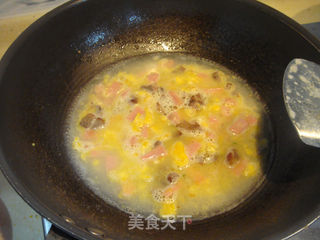 咸蛋黄叉烧豆腐羹的做法步骤:9