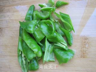 扁豆烧山芋的做法步骤:3
