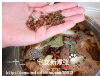 麻辣卤猪手和卤豆干的做法步骤:4