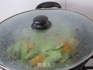 扁豆烧山芋的做法步骤:11